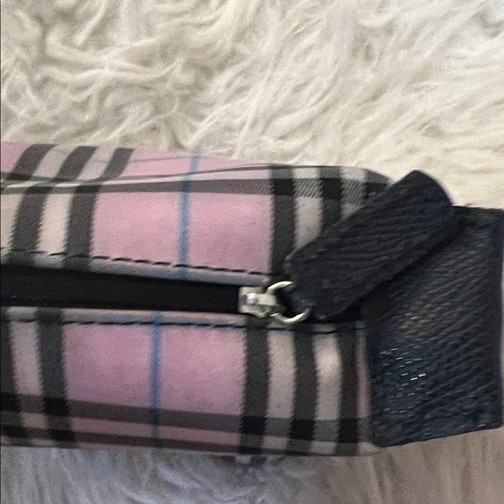Burberry Pink and Black Plaid Wristlet - Picture 4 of 11